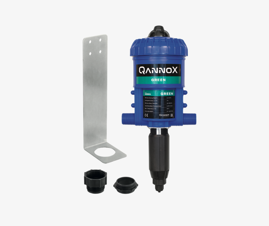 QX Doseringsenhed 2500l/h – 0,2-2,0% Inkl. beslag for tromle og IBC (FKM)