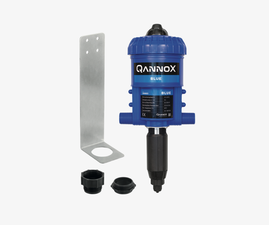 QX Doseringsenhed 2500l/h – 3,0-10,0% Inkl. beslag for tromle og IBC (FKM)